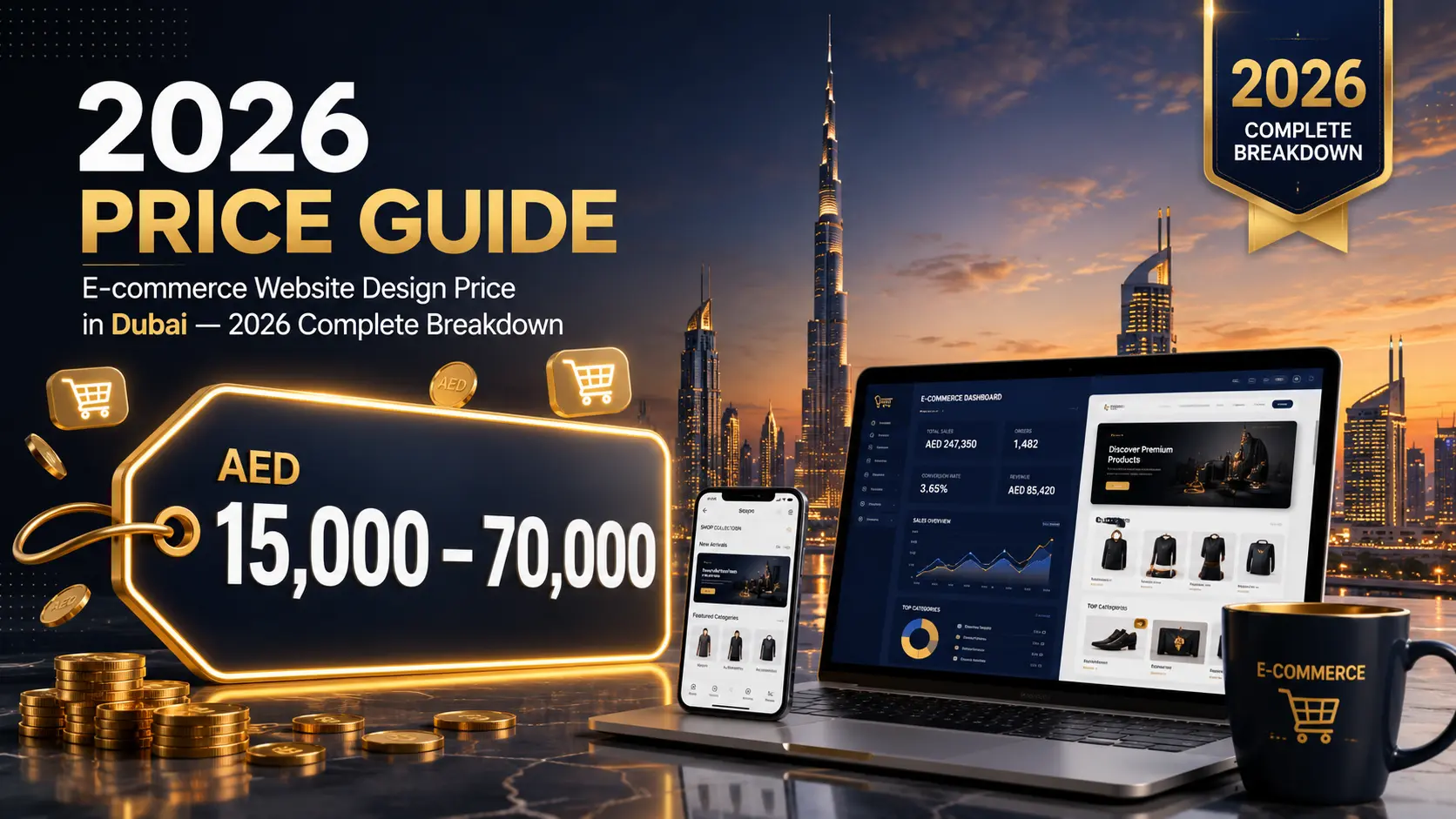 E-commerce Website Design Price in Dubai – 2026 Complete Breakdown