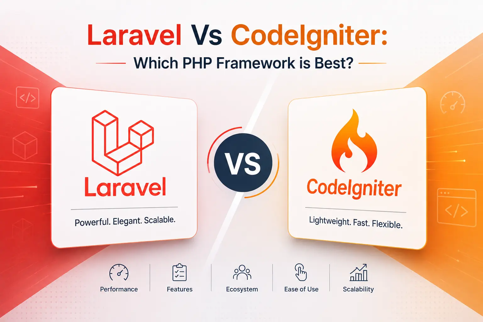 Laravel Vs CodeIgniter: Which PHP Framework is Best?