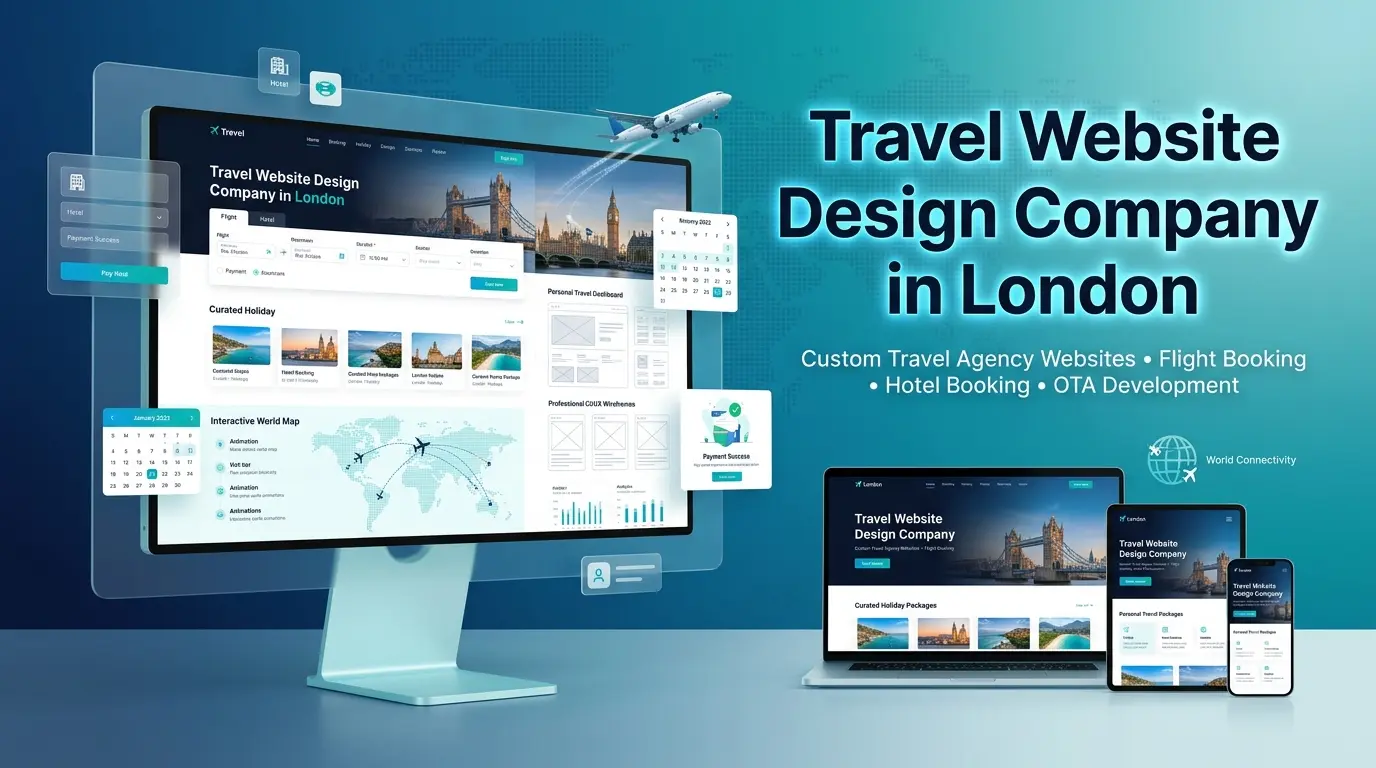 Travel Website Design Company in London: The Complete Guide to Custom Travel Agency Website Development